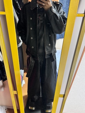 「アイテム（ウォレットチェーン）」を使った、こうさん（メンズ・168cm・20代）の秋コーディネート