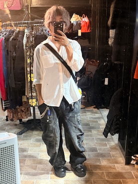 「GRANCY（グランシー）のアイテム」を使った、こうさん（メンズ・168cm）の夏コーディネート