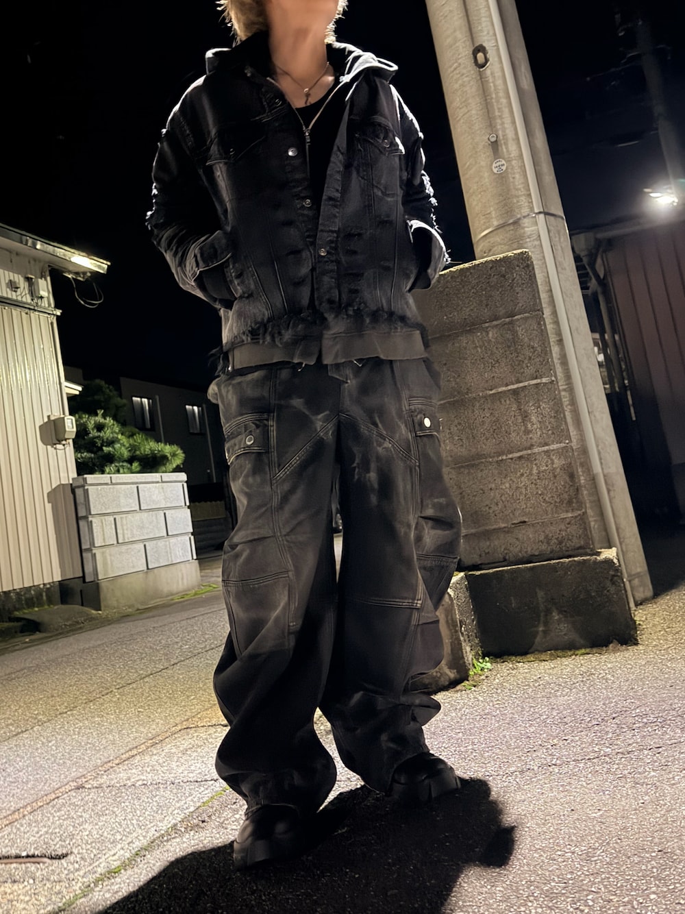 GRANCY（グランシー）の「【GRANCY】Sweat Docking Design Damage