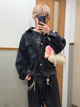 「アイテム（ウォレットチェーン）」を使った、こうさん（メンズ・168cm・20代）の秋コーディネート