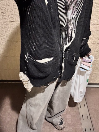 GRANCY（グランシー）の「【GRANCY】DestructionDesign BigCardigan