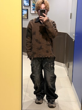 「OLD ORDER（オールドオーダー）のアイテム」を使った、こうさん（メンズ・168cm）の冬コーディネート