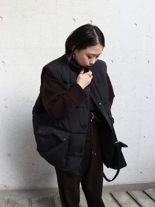 LA PEAU DE GEM】bomber vest/ボンバーベスト（ダウンベスト）｜LA