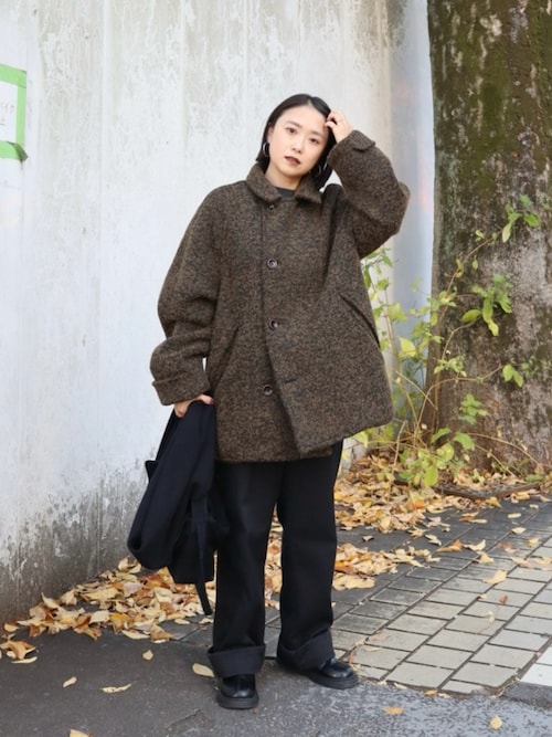 セール】【LA PEAU DE GEM】raglan coat/ラグランコート（ステンカラー