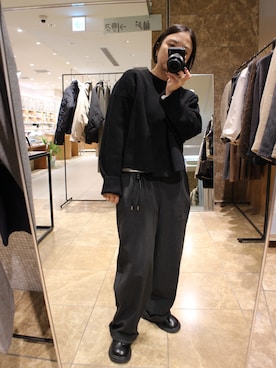 「アイテム（スラックス）」を使った、nonokuakiさん（レディース・148cm）の秋コーディネート