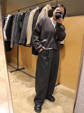 「アイテム（スラックス）」を使った、nonokuakiさん（レディース・148cm）の秋コーディネート