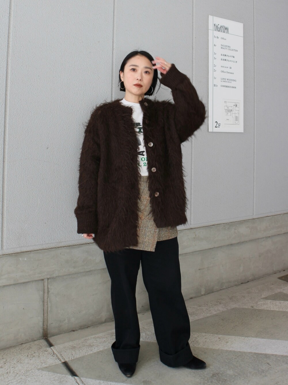 LA PEAU DE GEM（ラポドゥジェム）の「【LA PEAU DE GEM】luxe shaggy