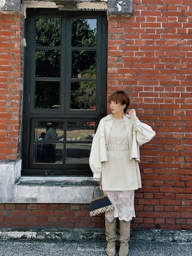 「Knuth Marf（クヌースマーフ）のアイテム」を使った、wunnnnnnnさん（レディース・159cm）の冬コーディネート