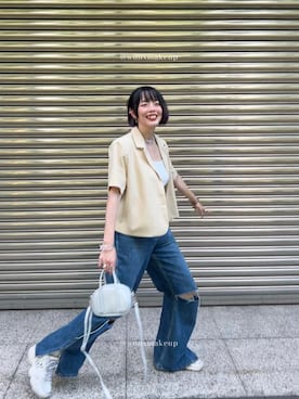 「ATTENTION（アテンション）のアイテム」を使った、wunnnnnnnさん（レディース・159cm）の冬コーディネート