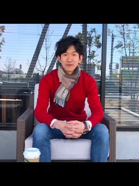 「アイテム（腕時計）」を使った、takuさん（メンズ・178cm）の秋コーディネート