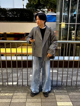 たけさん（メンズ・169cm）の春コーディネート