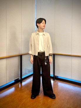 「COACH（コーチ）のアイテム」を使った、たけさん（メンズ・169cm）の春コーディネート