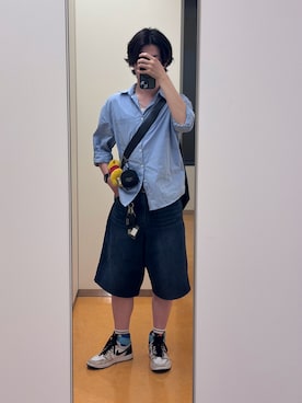 「Chikashitsu +（チカシツプラス）のアイテム」を使った、たけさん（メンズ・169cm）の夏コーディネート