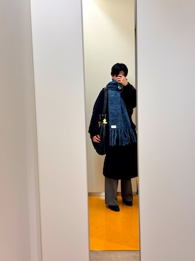 「アイテム（チェスターコート）」を使った、たけさん（メンズ・169cm）の冬コーディネート