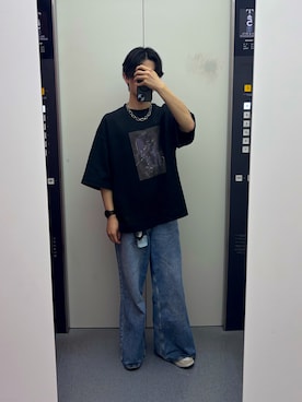 「GAP（ギャップ）のアイテム（パンツ）」を使った、たけさん（メンズ・169cm）の春コーディネート