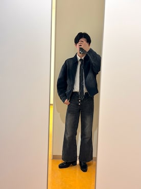 「アイテム（ブーツ）」を使った、たけさん（メンズ・169cm・10代）の冬コーディネート