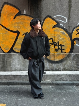 たけさん（メンズ・169cm）の冬コーディネート