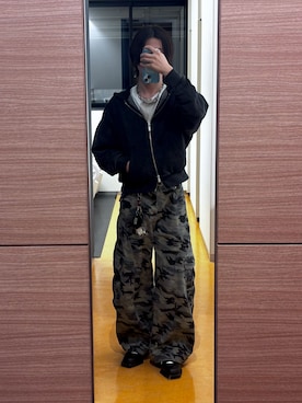 「Chikashitsu +（チカシツプラス）のアイテム」を使った、たけさん（メンズ・169cm）の秋コーディネート
