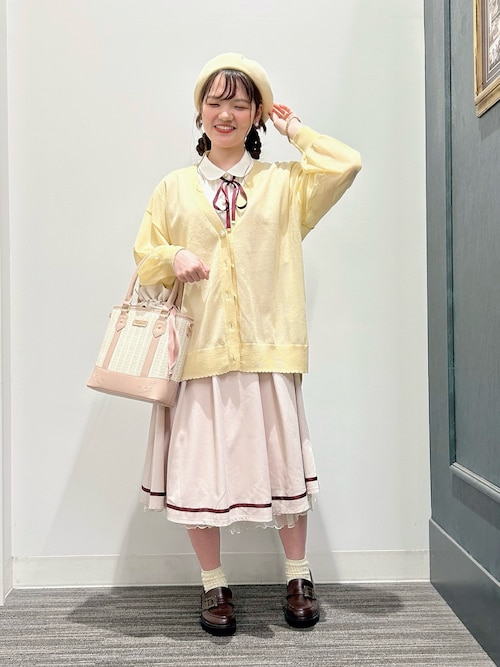 レイヤード風ドッキングワンピース（ワンピース）｜axes femme