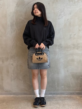 「アイテム（ジャージ）」を使った、MNさん（レディース・161cm）の夏コーディネート
