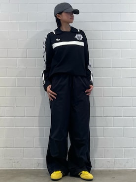 「adidas（アディダス）のアイテム（帽子）」を使った、MNさん（レディース・161cm）の春コーディネート