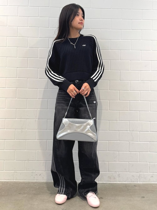 アディカラー ニット クルーネックセーター / アディダスオリジナルス