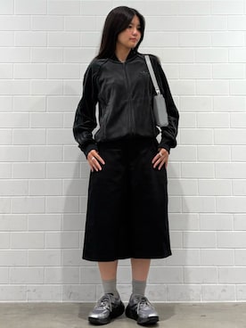 「アイテム（ジャージ）」を使った、MNさん（レディース・161cm）の秋コーディネート