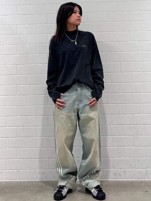 Adilenium シーズン3 ルーズフィット デニムパンツ / アディダス