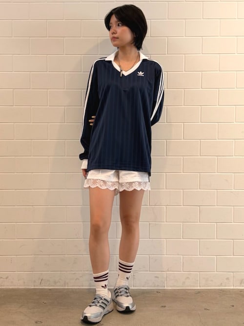 adidas（アディダス） パンツ レース トリム スリーストライプス