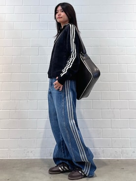 「アイテム（ビジネスシャツ）」を使った、MNさん（レディース・161cm）の秋コーディネート