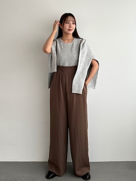「アイテム（サロペット/オーバーオール）」を使った、MISAさん（レディース・163cm・20代）の夏コーディネート