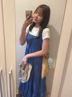 「ZARA（ザラ）のアイテム（ワンピース）」を使った、MISAさん（レディース・163cm）の秋コーディネート