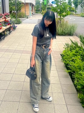 「JEANASIS（ジーナシス）のアイテム」を使った、MISAさん（骨格ストレート・レディース・163cm）の夏コーディネート
