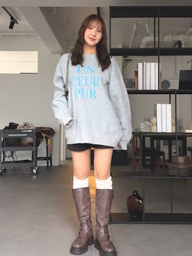 「いいね、save、フォローお願いします🤑」｜MISAさん（レディース・163cm・20代）の秋コーディネート