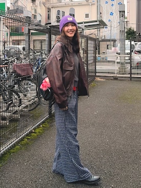 「いいね、save、フォローお願いします🤑」｜MISAさん（レディース・163cm・20代）の秋コーディネート