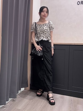 「アイテム（サンダル）」を使った、rioさん（レディース・156cm・20代）の夏コーディネート