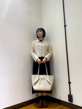 「ローファー×靴下」｜-SAKI-さん（レディース・168cm）の秋コーディネート