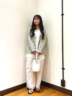 -SAKI-さん(レディース・168cm)の春コーディネート