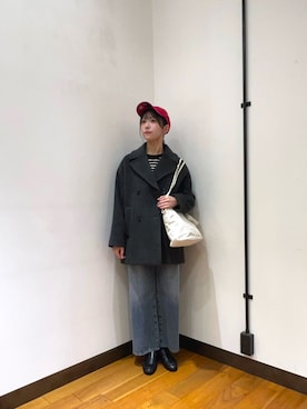 「URBAN RESEARCH（アーバンリサーチ）のアイテム（キャップ）」を使った、-SAKI-さん（レディース・168cm）の秋コーディネート