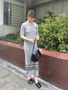 「LAGUNAMOON（ラグナムーン）のアイテム」を使った、MIZUKI SHIMAZUさん（骨格ナチュラル・レディース・164cm）の春コーディネート