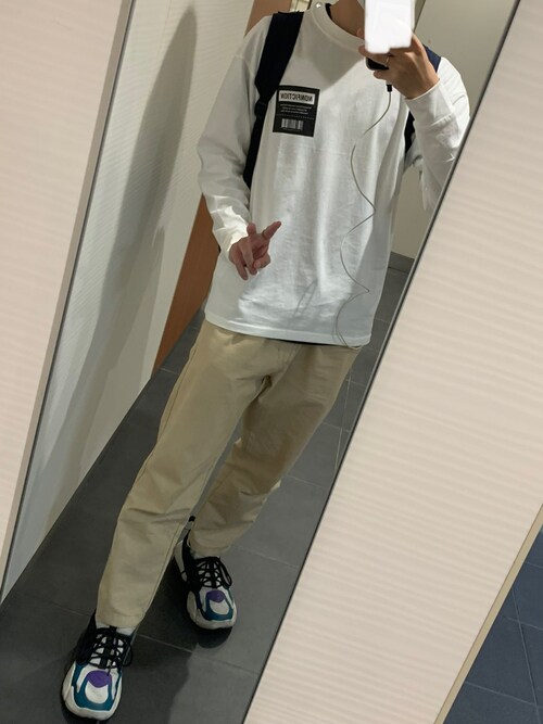 たらこ しまむらのtシャツ カットソーを使ったコーディネート Wear