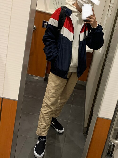 たらこ しまむらのナイロンジャケットを使ったコーディネート Wear