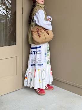 「DAIWA PIER39（ダイワピア39）のアイテム」を使った、🐏さん（レディース・157cm）の春コーディネート