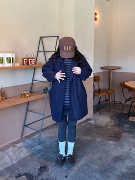 「ORCIVAL（オーシバル）のアイテム」を使った、🐏さん（レディース・157cm）の冬コーディネート