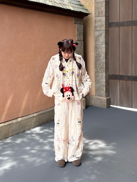 「TODAYFUL（トゥデイフル）のアイテム（パンツ）」を使った、🐏さん（レディース・157cm）の春コーディネート