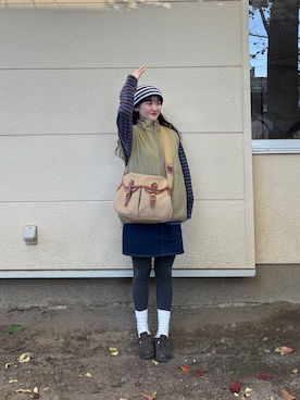 「ORCIVAL（オーシバル）のアイテム」を使った、🐏さん（レディース・157cm）の冬コーディネート