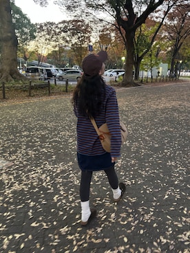 「アイテム（サンダル）」を使った、🐏さん（レディース・157cm）の冬コーディネート