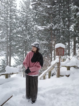 __Jさん（レディース・158cm）の冬コーディネート