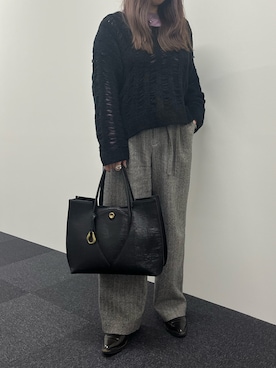 「TOFF&LOADSTONE（トフアンドロードストーン）のアイテム」を使った、ayakaさん（レディース・156cm）の冬コーディネート