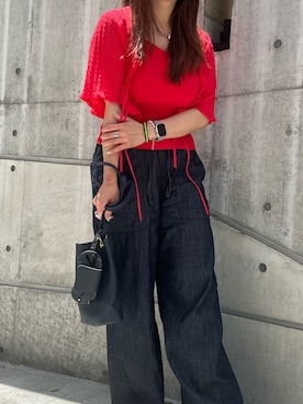 「TOFF&LOADSTONE（トフアンドロードストーン）のアイテム」を使った、ayakaさん（レディース・156cm）の春コーディネート